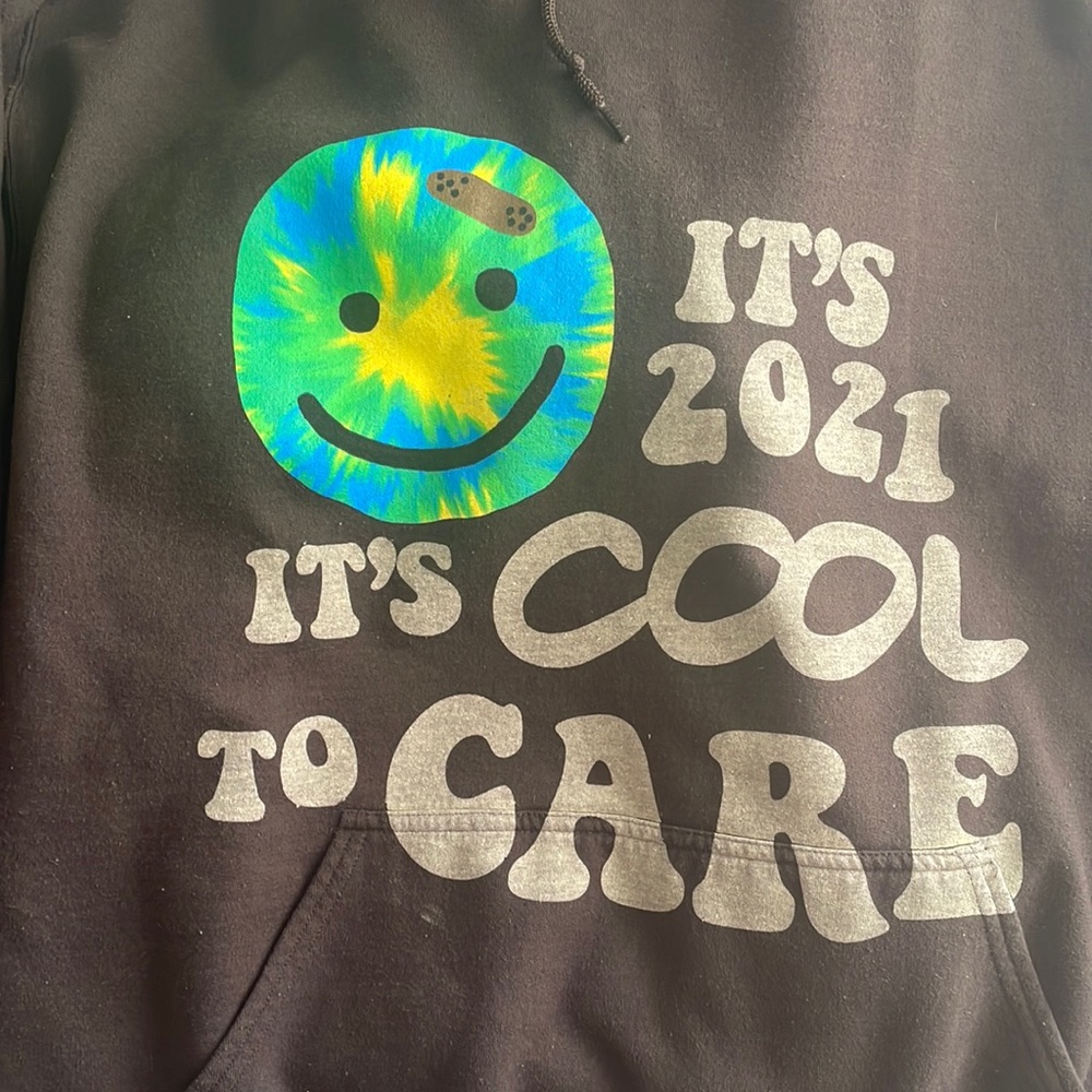 Lonely ghost “it’s 2021 it’s cool to care” Sweatshirt